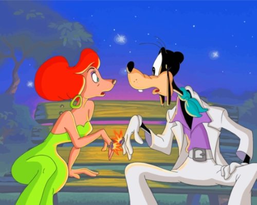 Goofy Movie Paint By Numbers