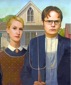 Gothic Dwight And Angela Paint By Numbers