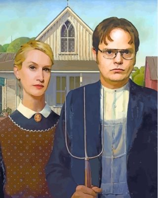 Gothic Dwight And Angela Paint By Numbers