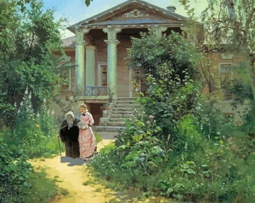 Grannys Orchard Polenov Paint By Numbers