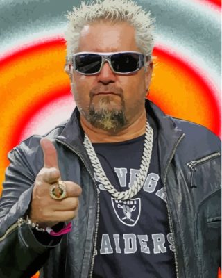 Guy Fieri Paint By Numbers