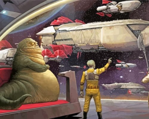 Hutt Star Wars Character Paint By Numbers