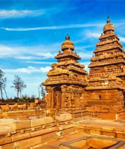 India Chennai Shore Temple Paint By Numbers