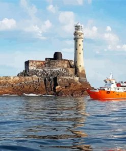 Ireland Fastnet Lighthouse Paint By Numbers