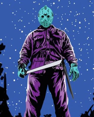 Jason Voorhees Art Paint By Numbers