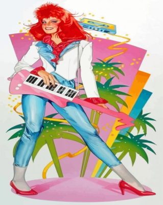 Jem Animated TV Serie Paint By Numbers