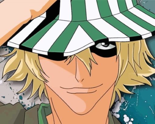 Kisuke Urahara Bleach Character Paint By Numbers