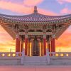 Korean Bell With Sunset Paint By Numbers