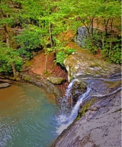 Lake Catherine State Park Arkansas Paint By Numbers