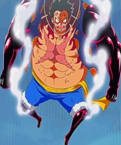 Luffy Gear 4 One Piece Paint By Numbers