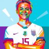 Megan Rapinoe Pop Art Paint By Numbers