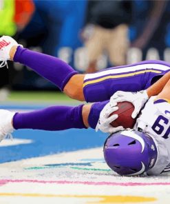 Minnesota Vikings Wide Receiver Adam Thielen Paint By Numbers