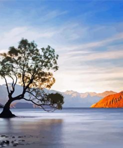 NZ Lake Wanaka Paint By Numbers