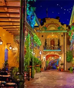 New Orleans Square Disneyland Paint By Numbers