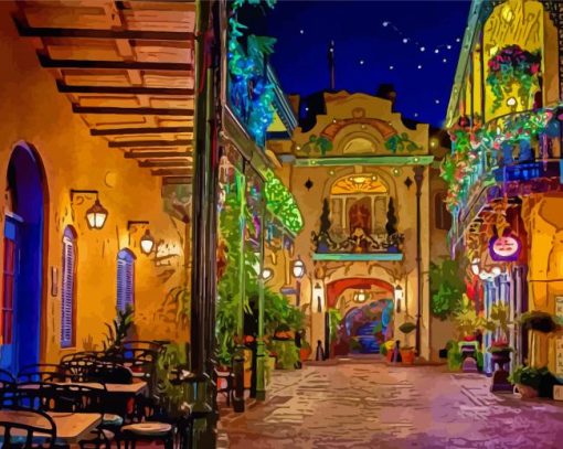 New Orleans Square Disneyland Paint By Numbers