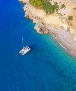 Oludeniz Beach Turkey Paint By Numbers