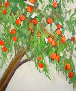 Peach Fruit Tree Paint By Numbers