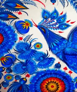 Petrykivka Peacock Paint By Numbers