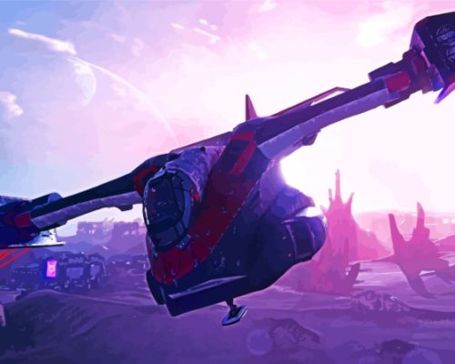 PlanetSide 2 Online Game Paint By Numbers