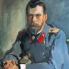 Portrait Of Emperor Nicholas II Serov Paint By Numbers