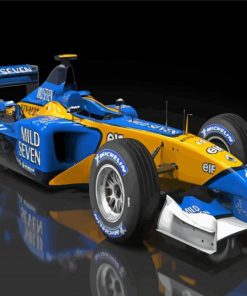 R202 Race Car Paint By Numbers