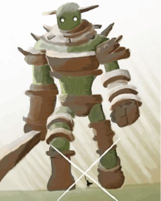 Shadow Of Colossus Dormin Paint By Numbers