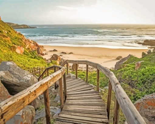 South Africa Plettenberg Bay Town Paint By Numbers