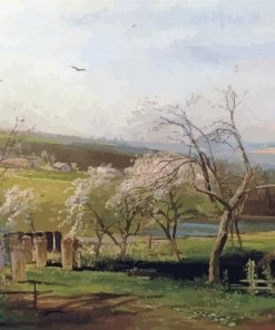 Spring Village View Savrasov Paint By Numbers