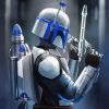 Star Wars Mandalorian Jango Fett Paint By Numbers