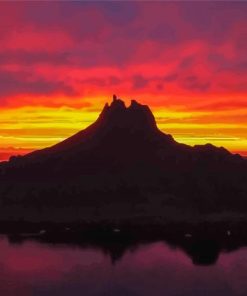 Sunset At Tetakawi Peak San Carlos Paint By Numbers