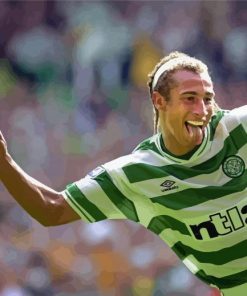 The Footballer Henrik Larsson Paint By Numbers