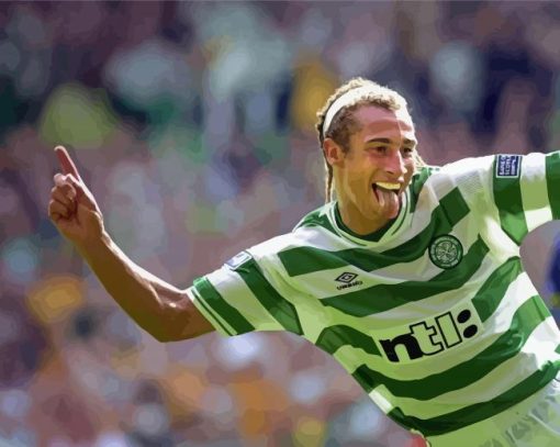 The Footballer Henrik Larsson Paint By Numbers