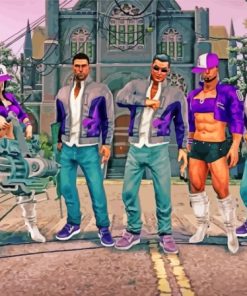 The Game Saints Row Paint By Numbers