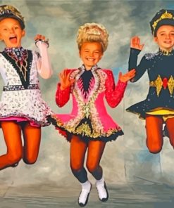 The Irish Dancers Paint By Numbers