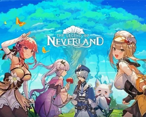 The Legend Of Neverland Poster Paint By Numbers