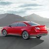 The Red Ford Taurus Car Paint By Numbers