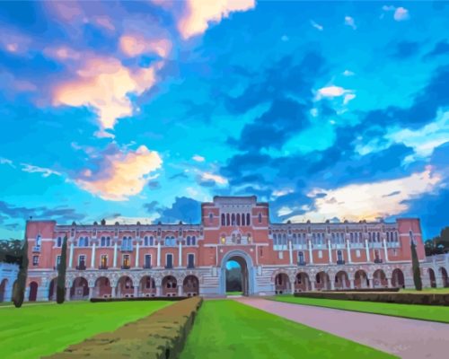 The Rice University Texas Paint By Numbers