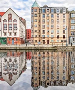 The Shore Leith Water Reflection Paint By Numbers