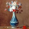 Vase Of Flowers Jean Simeon Chardin Paint By Numbers