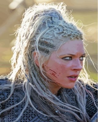 Viking Queen Katheryn Winnick Paint By Numbers