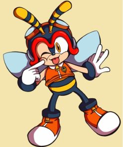 Aesthetic Charmy Bee Paint By Numbers