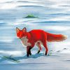 Aesthetic Fox Snow Paint By Numbers