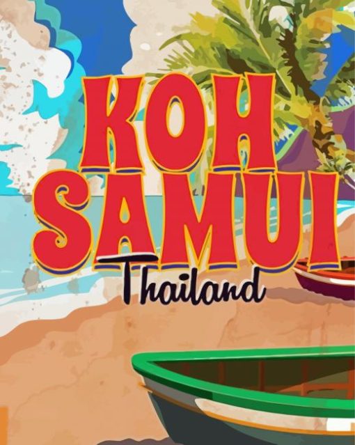 Aesthetic Ko Samui Paint By Numbers