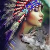 Aesthetic Native Woman Paint By Numbers