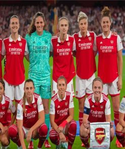 Arsenal Women Footballers Paint By Numbers