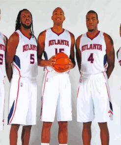 Atlanta Hawks Basketball Players Paint By Numbers