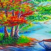 Autumn Boat Paint By Numbers