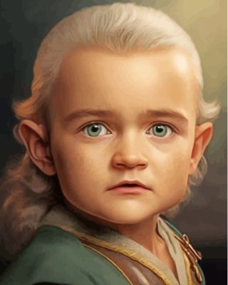 Baby Legolas Paint By Numbers