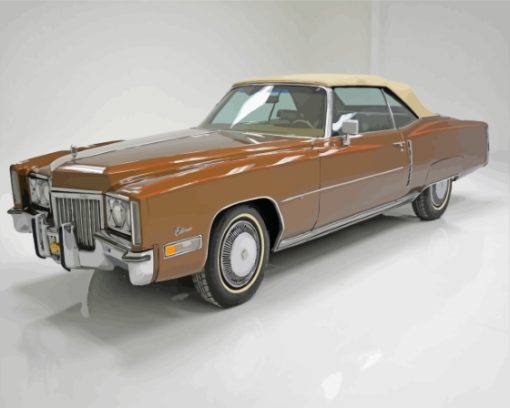 Brown Cadillac Eldorado Car Paint By Numbers