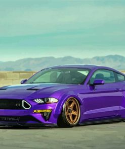 Cool Purple Car Paint By Numbers